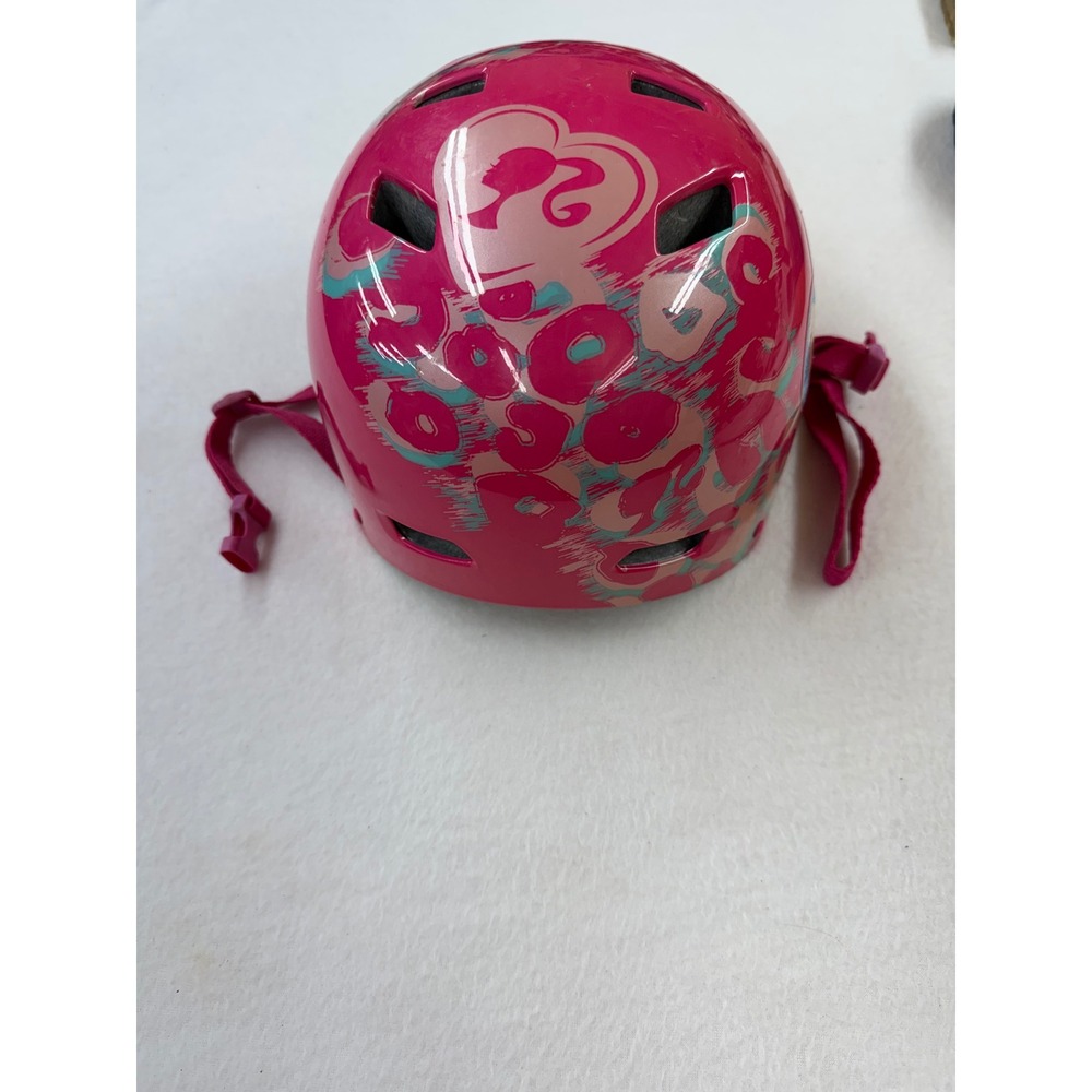 Barbie Pink Skateboarding Roller Skating Helmet Girls Child Size 52-54cm - Picture 3 of 6